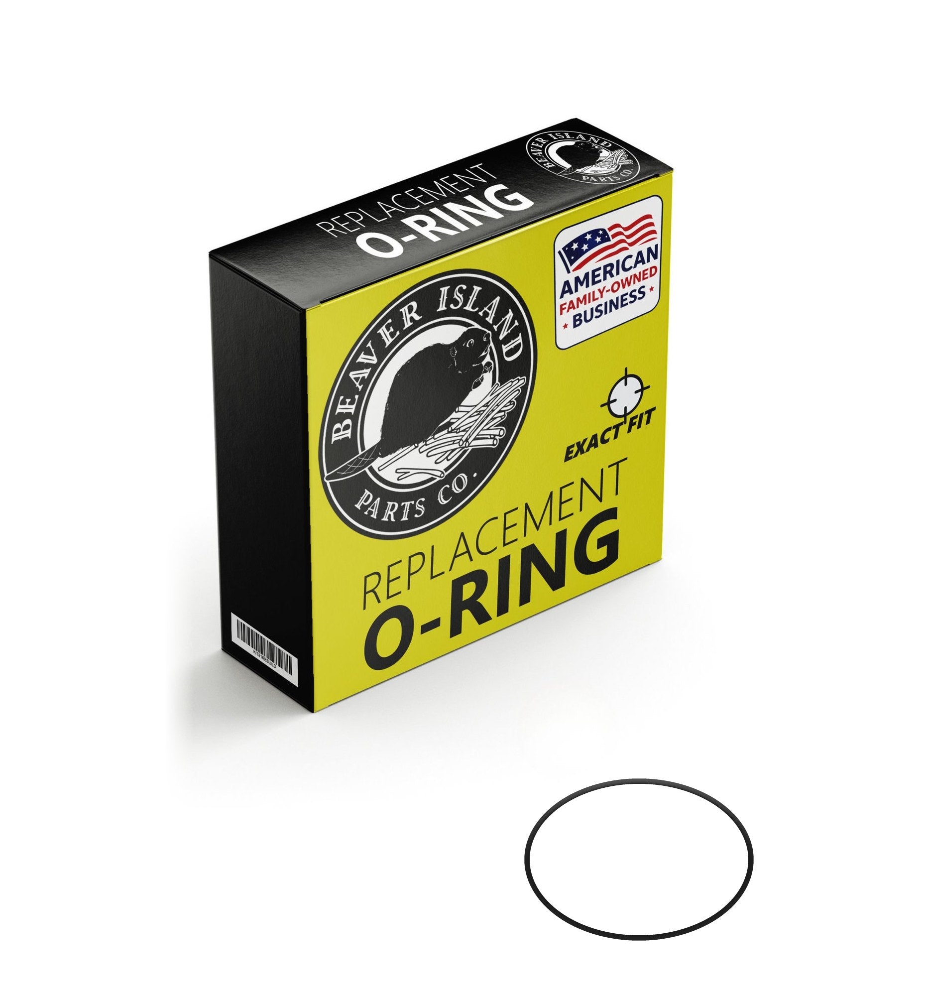 AS568-040 FKM Fluorocarbon O-Ring, 70A Durometer, 2 7/8" ID x 1/16" CS (2.864" x 0.070" Actual, 3.004" OD) - Precision-M