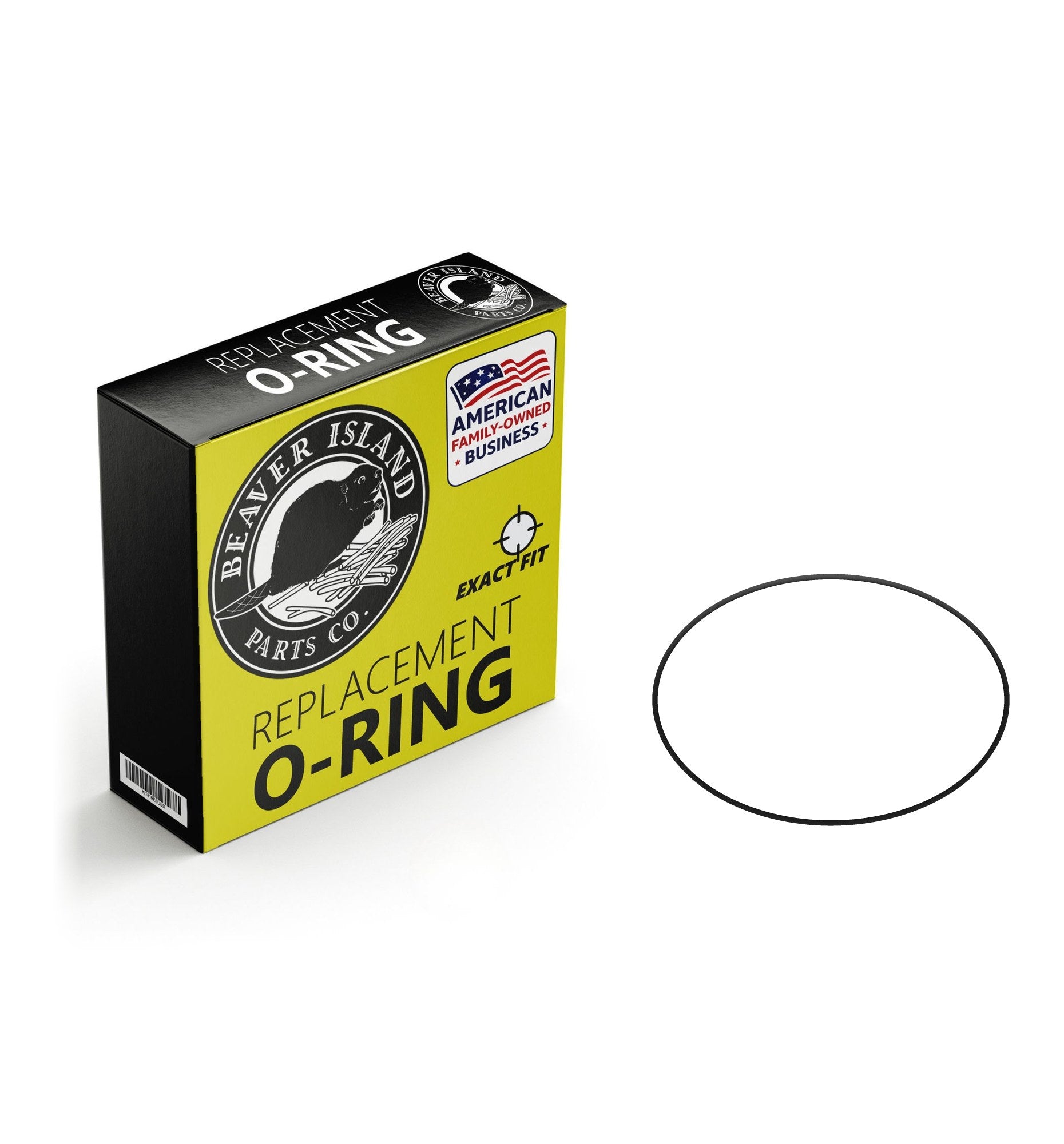 AS568-047 Buna-N Nitrile (70A) O-Ring, 70A Durometer, 4 1/2" ID x 1/16" CS (4.489" x 0.070" Actual, 4.629" OD) - Precisi