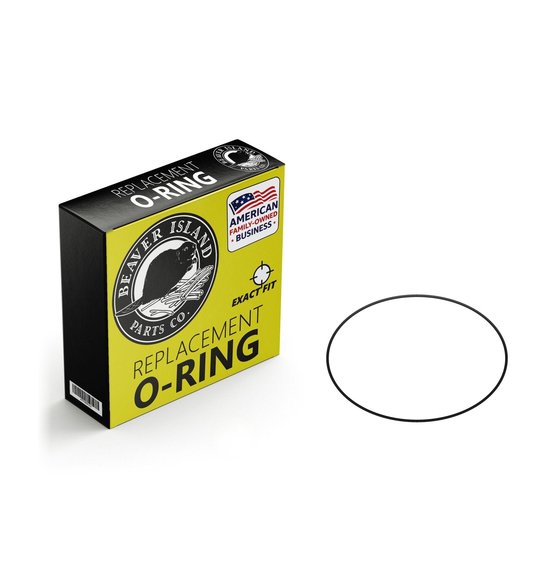 ISO 3601 A1180 FKM Fluorocarbon Metric O-Ring, 70A Durometer, 118mm ID x 1.8mm CS (4.646" x 0.071", 121.6mm OD) - Precis