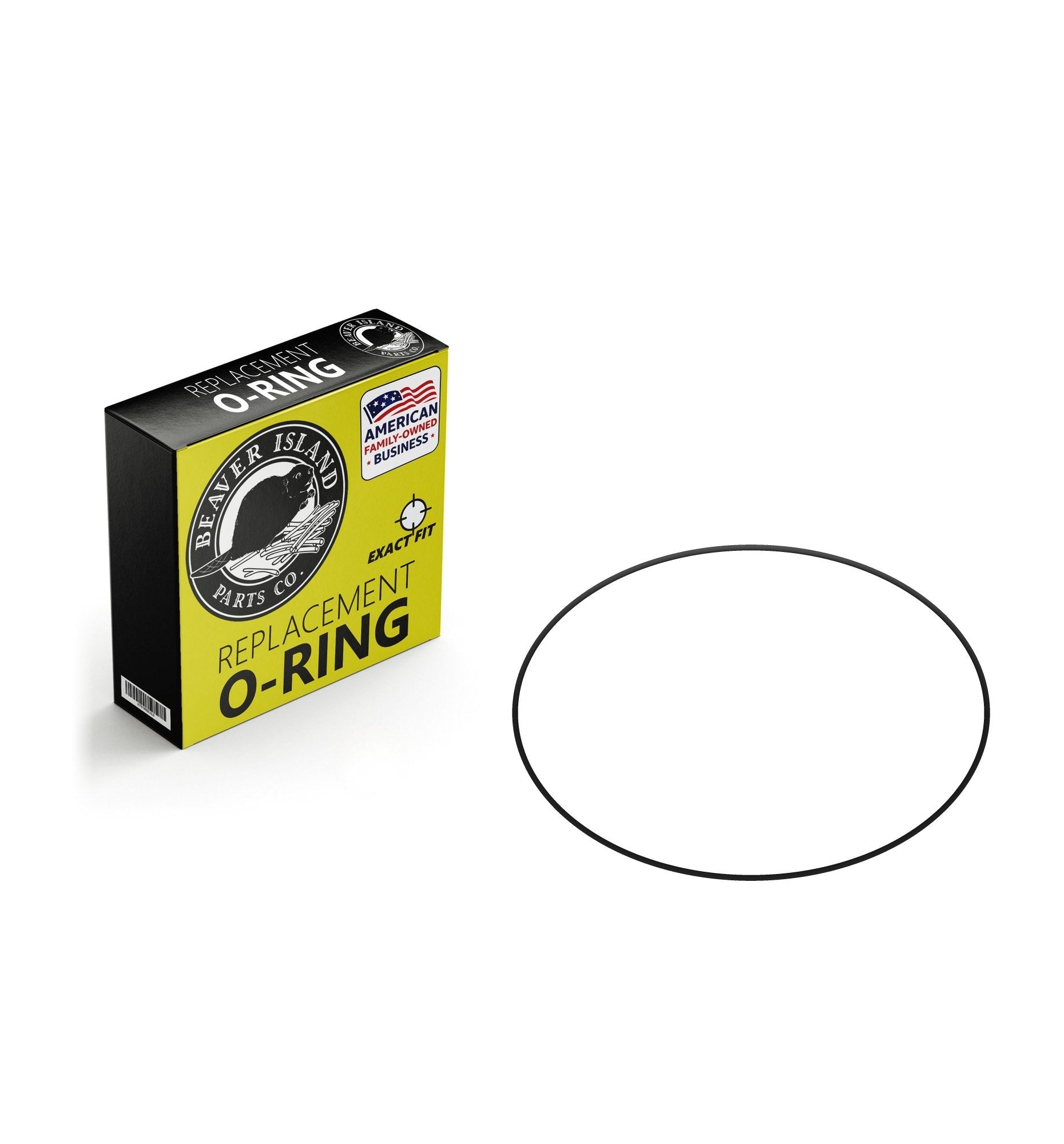 ISO 3601 B2120 Buna-N Nitrile (90A) Metric O-Ring, 90A Durometer, 212mm ID x 2.65mm CS (8.347" x 0.104", 217.3mm OD) - P