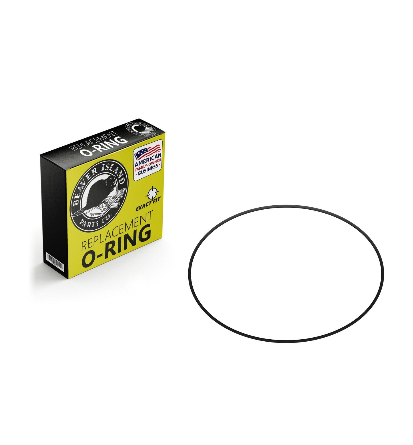 ISO 3601 C2360 Buna-N Nitrile (90A) Metric O-Ring, 90A Durometer, 236mm ID x 3.55mm CS (9.291" x 0.140", 243.1mm OD) - P
