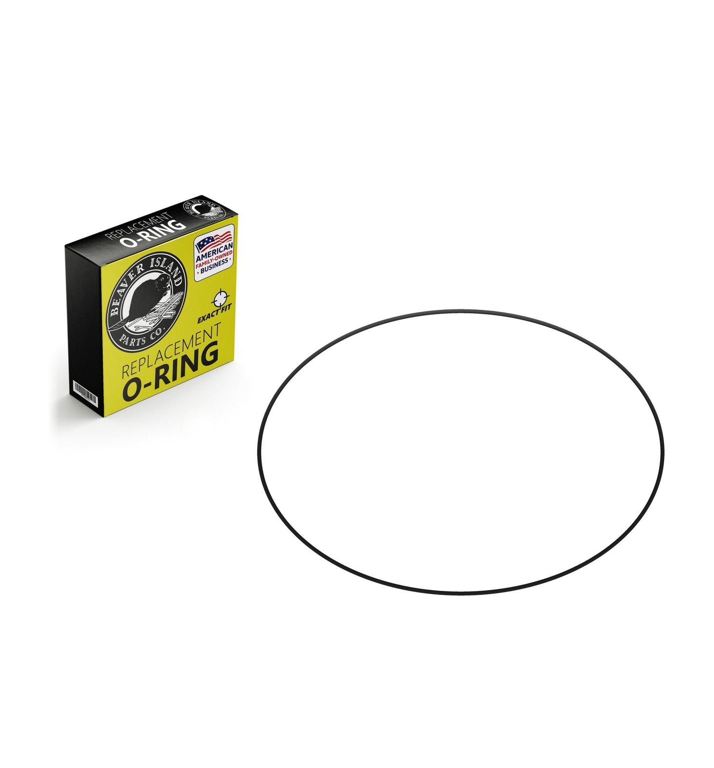 ISO 3601 C3550 Buna-N Nitrile (70A) Metric O-Ring, 70A Durometer, 355mm ID x 3.55mm CS (13.976" x 0.140", 362.1mm OD) - 
