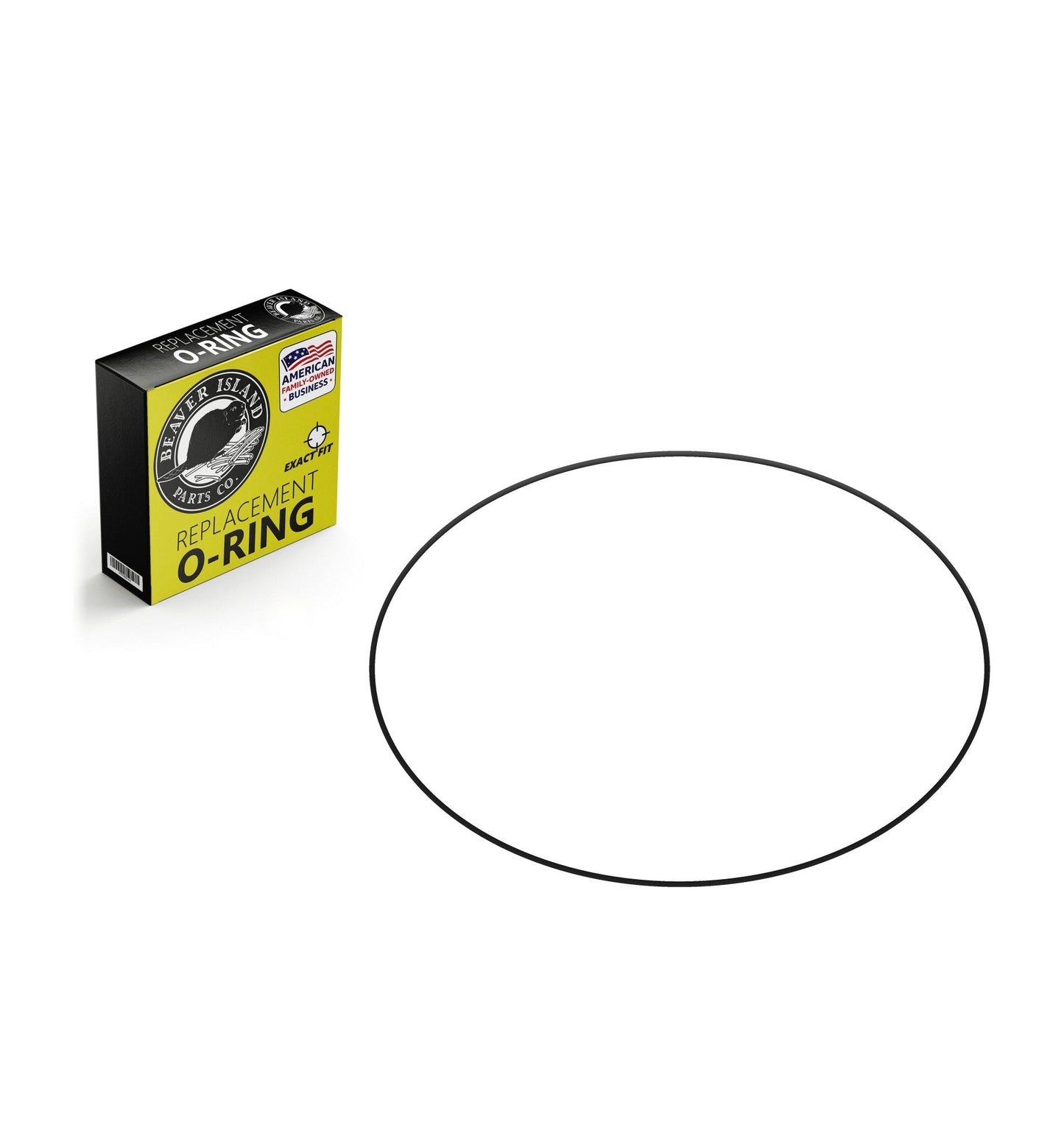 AS568-281 FKM Fluorocarbon O-Ring, 70A Durometer, 15" ID x 1/8" CS (14.984" x 0.139" Actual, 15.262" OD) - Precision-Mol