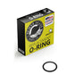BS 4518 0493-57 FKM Fluorocarbon Metric O-Ring, 70A Durometer, 49.3mm ID x 5.7mm CS (1.941" x 0.224", 60.7mm OD) - Preci