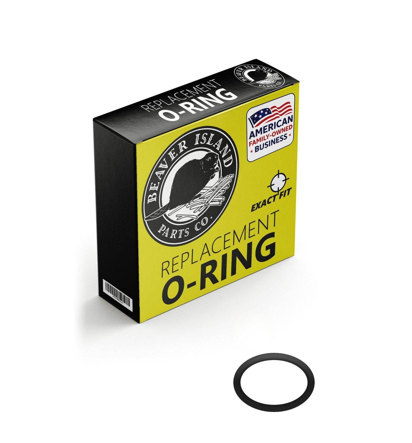 ISO 3601 D0515 FKM Fluorocarbon Metric O-Ring, 70A Durometer, 51.5mm ID x 5.3mm CS (2.028" x 0.209", 62.1mm OD) - Precis