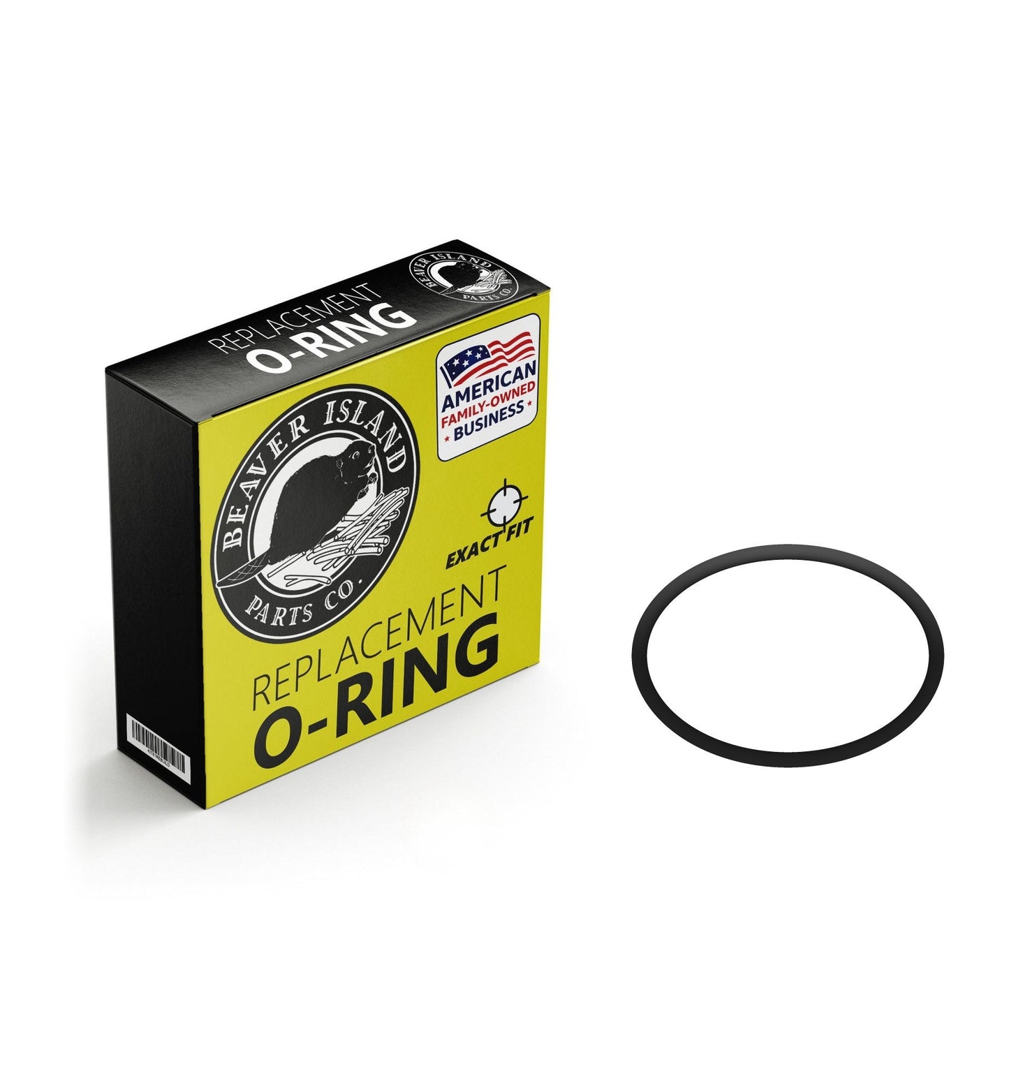 ISO 3601 D0975 Buna-N Nitrile (90A) Metric O-Ring, 90A Durometer, 97.5mm ID x 5.3mm CS (3.839" x 0.209", 108.1mm OD) - P