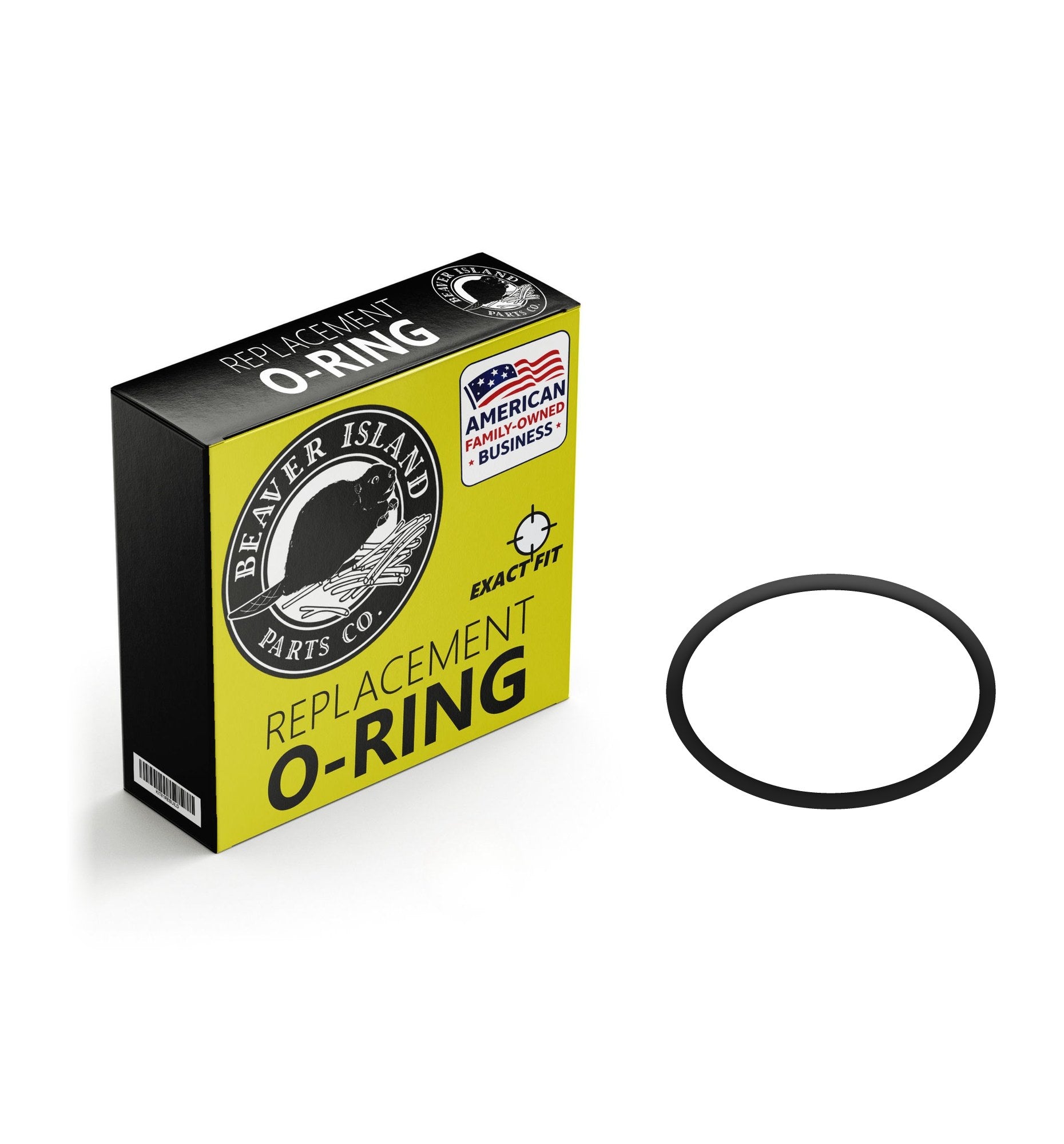 ISO 3601 D0975 Buna-N Nitrile (90A) Metric O-Ring, 90A Durometer, 97.5mm ID x 5.3mm CS (3.839" x 0.209", 108.1mm OD) - P