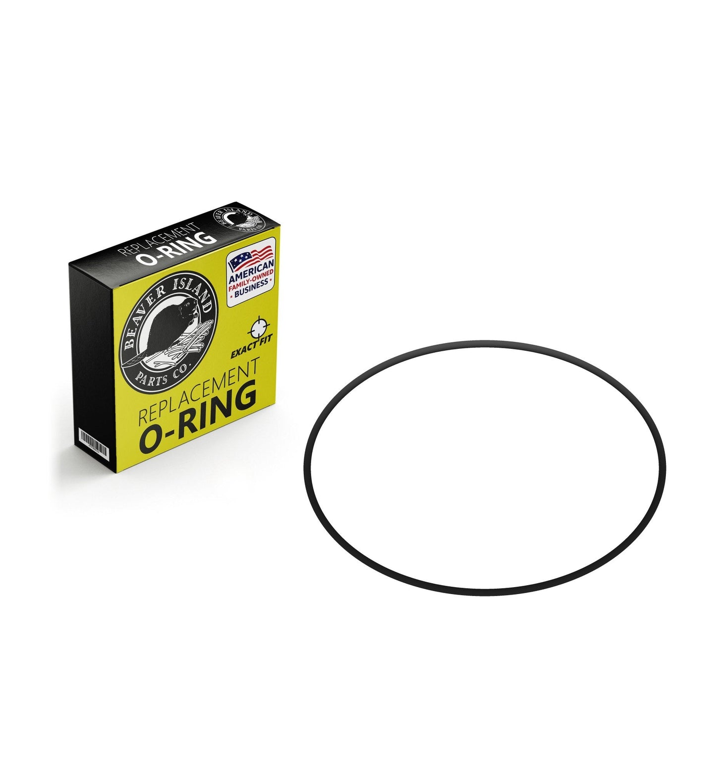 JIS G255 Buna-N Nitrile (90A) Metric O-Ring, 90A Durometer, 254.3mm ID x 5.7mm CS (10.012" x 0.224", 265.7mm OD) - Preci
