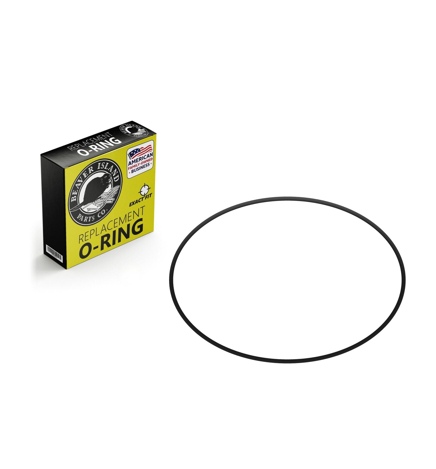 ISO 3601 D3070 Buna-N Nitrile (70A) Metric O-Ring, 70A Durometer, 307mm ID x 5.3mm CS (12.087" x 0.209", 317.6mm OD) - P