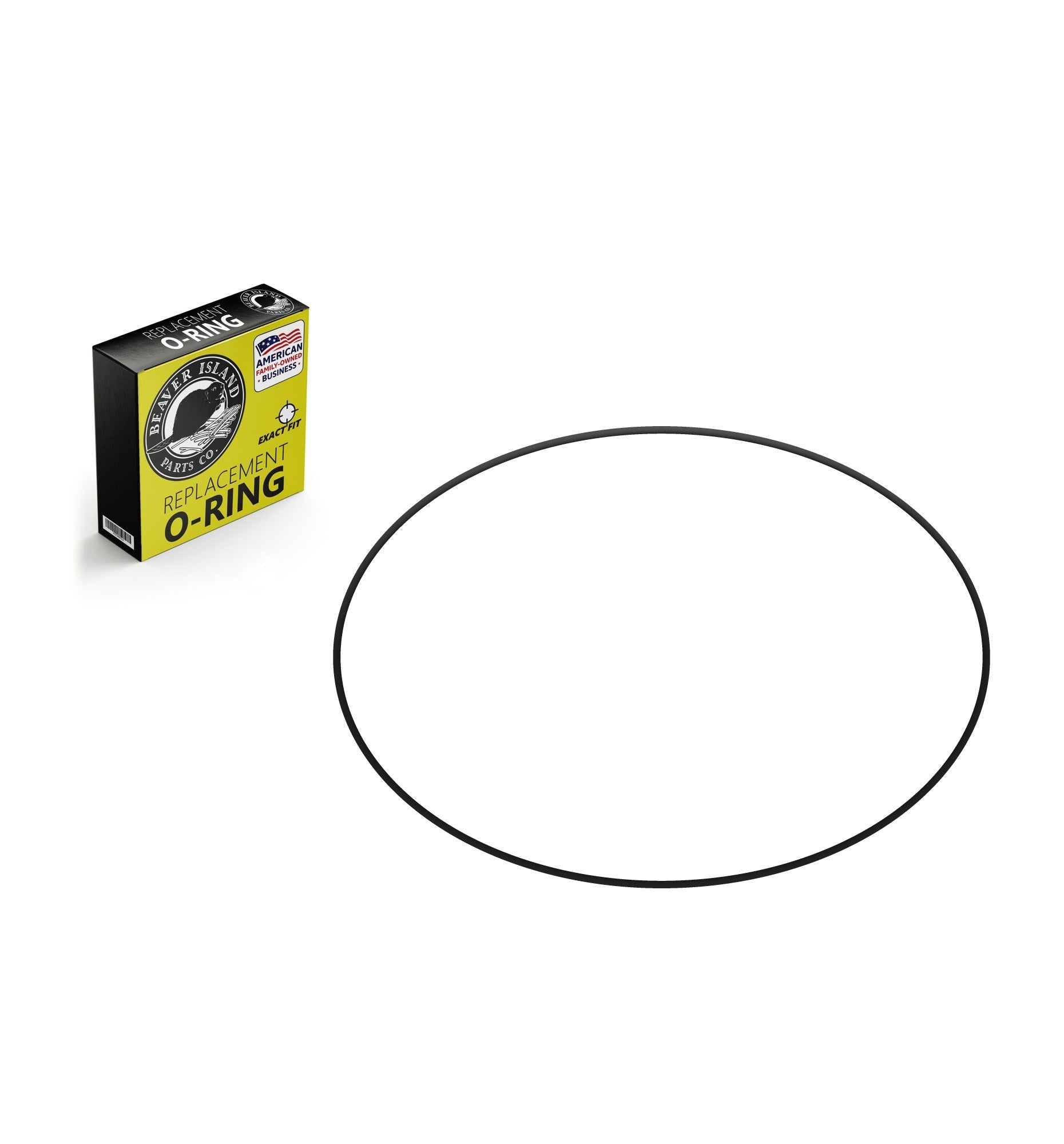 BS 4518 4593-57 FKM Fluorocarbon Metric O-Ring, 70A Durometer, 459.3mm ID x 5.7mm CS (18.083" x 0.224", 470.7mm OD) - Pr