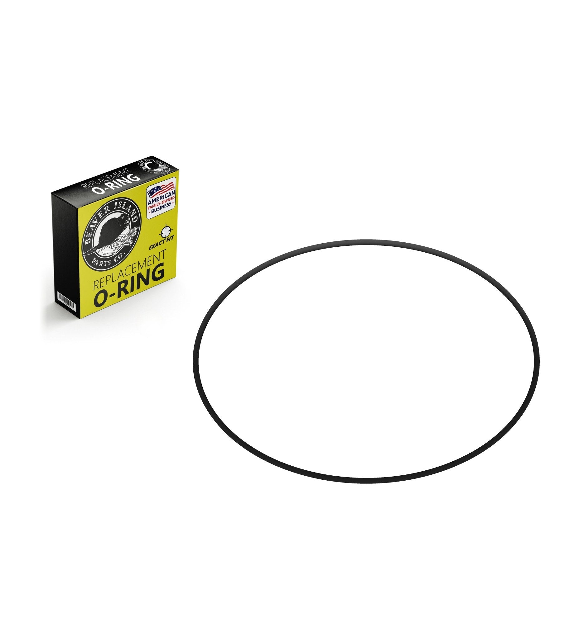 ISO 3601 G4620 Buna-N Nitrile (90A) Metric O-Ring, 90A Durometer, 462mm ID x 7mm CS (18.189" x 0.276", 476mm OD) - Preci