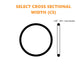 JIS P50 Buna-N Nitrile (70A) Metric O-Ring, 70A Durometer, 49.7mm ID x 3.5mm CS (1.957" x 0.138", 56.7mm OD) - Precision-Molded Replacement Sealing Ring for Pumps, Valves & Fittings