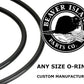 ISO 3601 A0018 FKM Fluorocarbon Metric O-Ring, 70A Durometer, 1.8mm ID x 1.8mm CS (0.071" x 0.071", 5.4mm OD) - Precision-Molded Replacement Sealing Ring for Pumps, Valves & Fittings