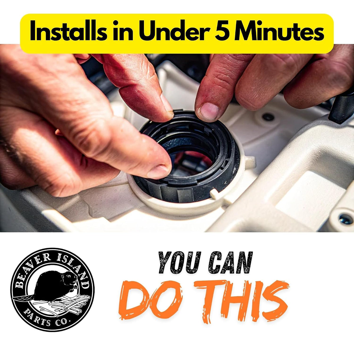 Replacing a pump shaft seal - installs in under five minutes