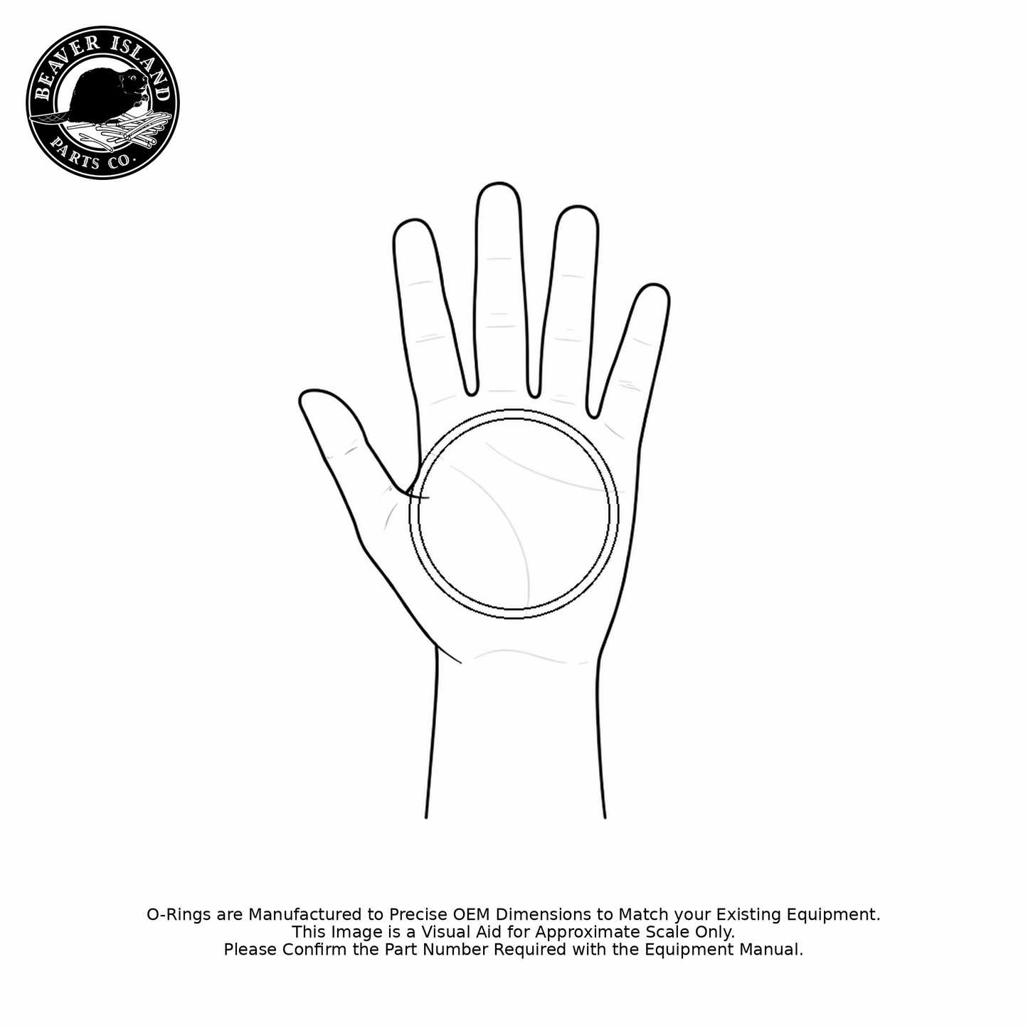 2H3931 Fits Caterpillar Hydraulic O-Ring - Buna-N Nitrile (70A) Direct-Fit Replacement Sealing Ring for hydraulic cylinders and heavy equipment