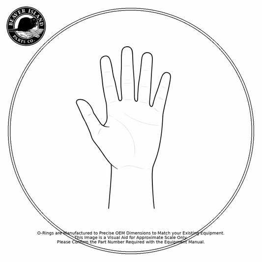 7S-8561 Fits Caterpillar Hydraulic O-Ring - Buna-N Nitrile (90A) Direct-Fit Replacement Sealing Ring for hydraulic cylinders and heavy equipment