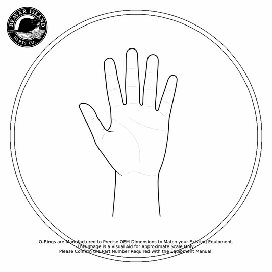 BS 4518 3893-57 Buna-N Nitrile Metric O-Ring, 90A Durometer, 389.3mm ID x 5.7mm CS (15.327" x 0.224") - Precision-Molded Replacement Sealing Ring