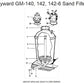 Replacement for Hayward GMX152Z5 Drain Plug O-Ring (After 1979)