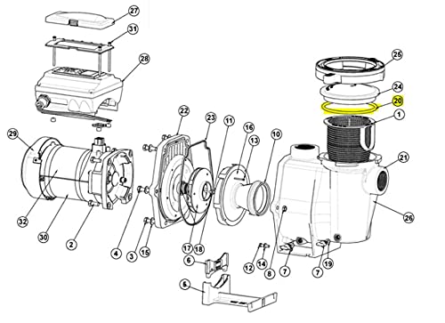Replacement for PENTAIR U9-161 5� Pump Trap Lid O-Ring