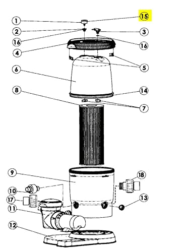 Replacement for Hayward SP-1500-W Strainer Connector O-Ring/Perflex 1990/PowerFlo/PowerFlo II/PowerFlo LX/Ultra Pro/Turbo-Flo/XStream Filtration System