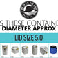 Upgraded Gamma Seal Gamma2 O-Ring Gasket Replacement for 12 Bucket Lid 3.5, 5, 6, & 7 Gallons