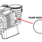 Replacement for Bestway Flowclear Part Number P6565 Pump Body O-Ring Gasket for Filter Pump