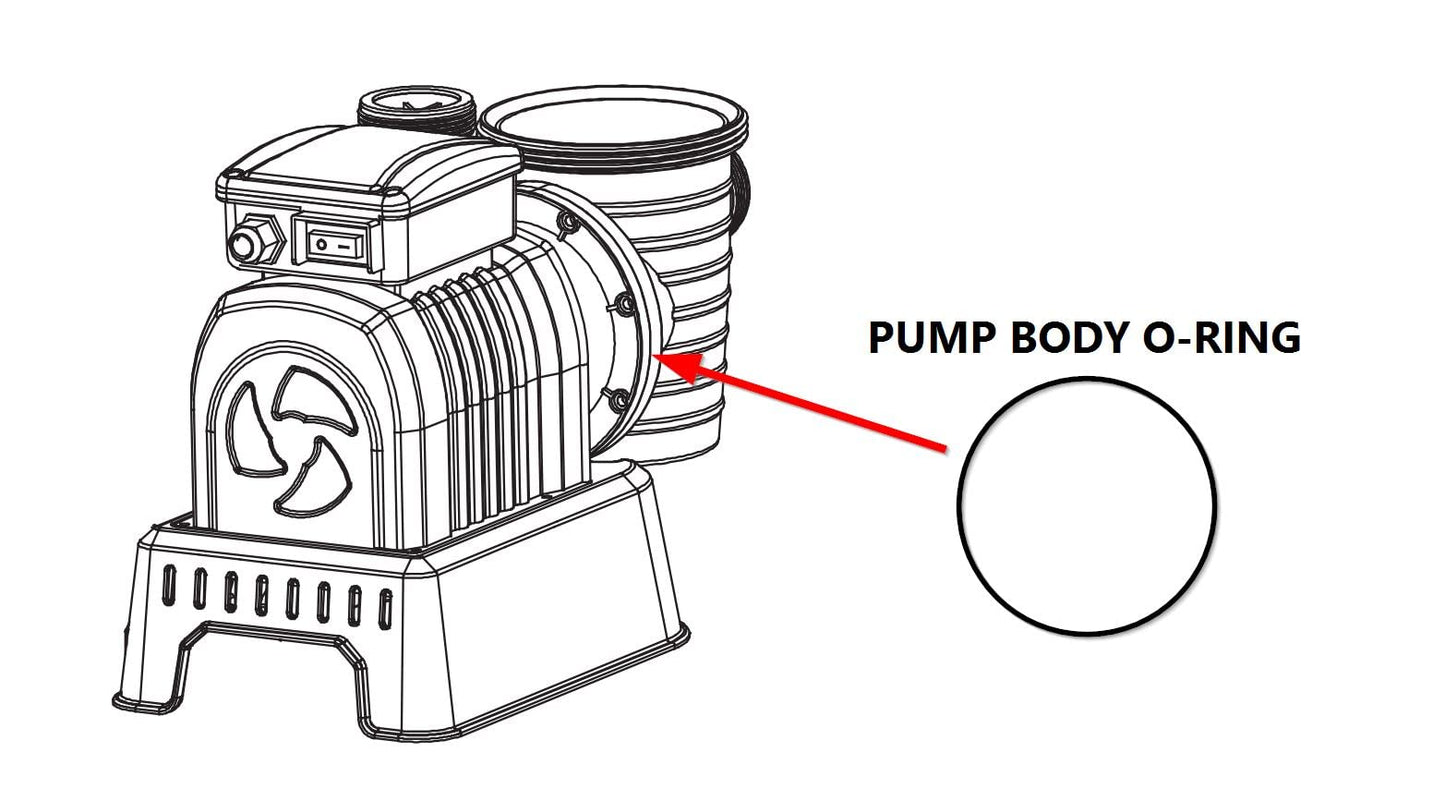 Replacement for Bestway Flowclear Part Number P6565 Pump Body O-Ring Gasket for Filter Pump