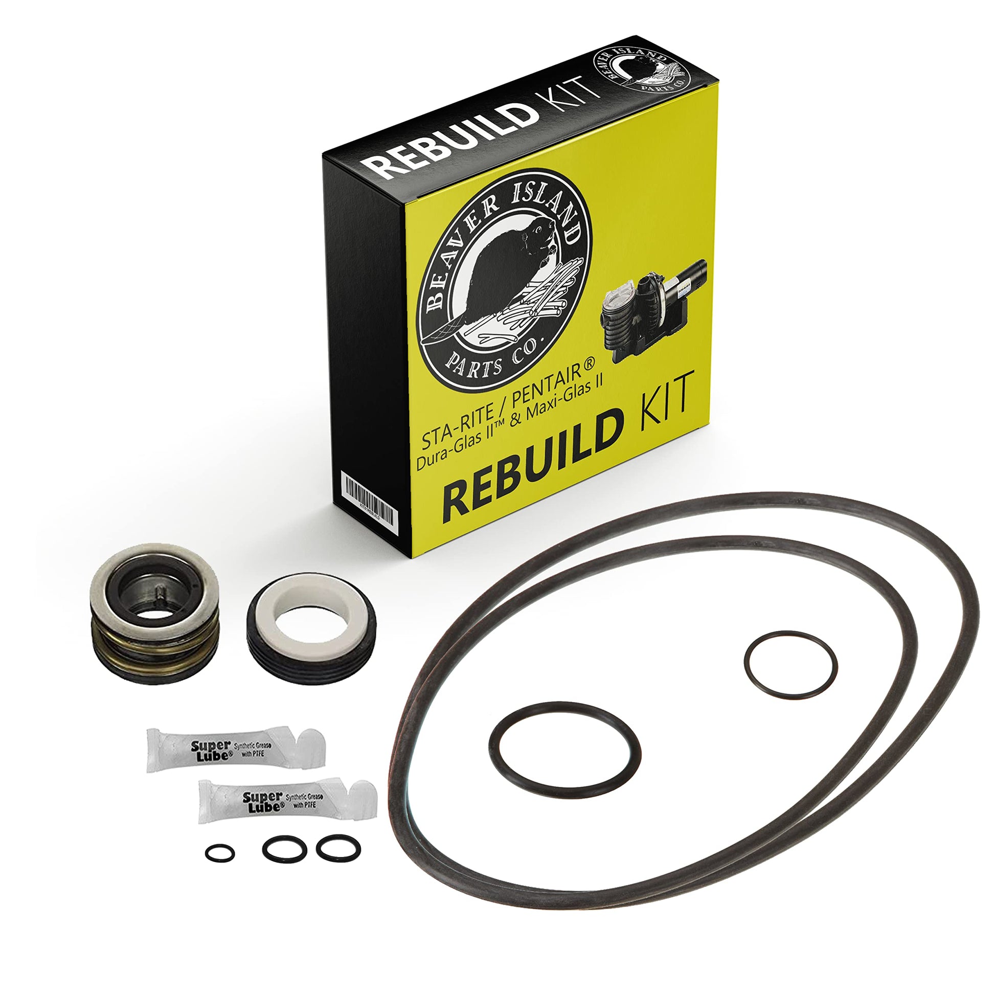 Replacement for Pentair & Sta-Rite Dura-Glas II/Maxi-Glas II P4E & P4EA Series Pump O-Ring Seal Gasket Repair Rebuild Kit