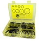Hydraulic O-Ring Kit FACE ORFS Fittings 155 Pieces (8 Common Sizes) SAE Buna-N 90 Durometer